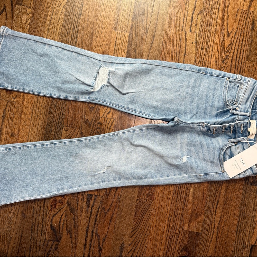 Light Blue Distressed Jeans